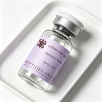 Étiquettes personnalisées pour flacons de peptides avec code QR pour la santé et l'amincissement, flacons de 2 ml, 5 ml, 10 ml