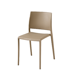 Chaise de salle à manger en plastique au design moderne et confortable, avec hauteur réglable, pour mobilier de jardin et de maison - Product Image 1
