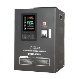 220V 45-280V 15KVA Type mural Stabilisateur de prix direct d'usine Régulateur de tension SVC automatique électrique