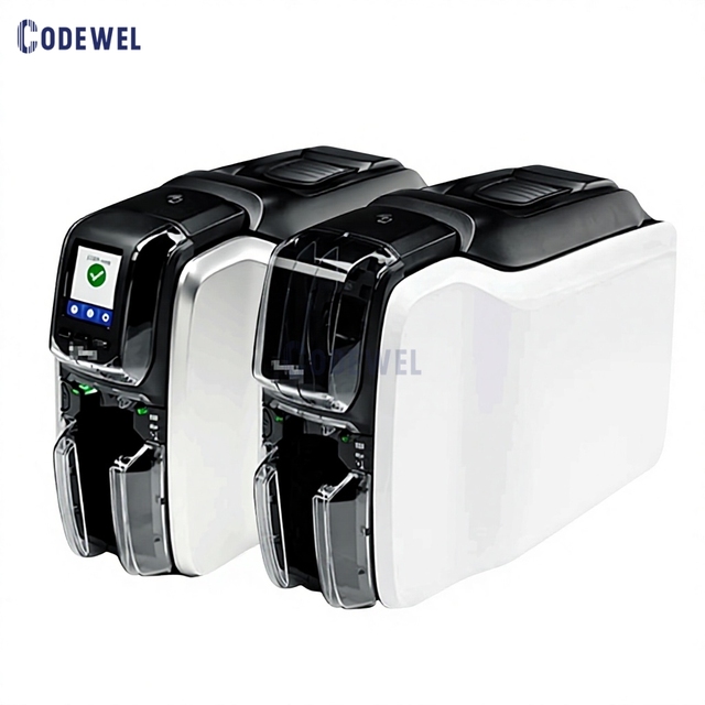 Original ZC300 PVC ID Plastic Card Printer Single Side/Dual Side 300DPI Color Ethernet for Card Printing
