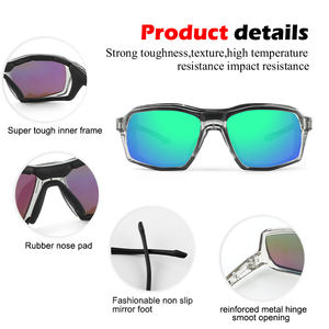 نظارات شمسية رياضية مخصصة رائجة OEM مستقطبة مقاومة للرياح ومقاومة للوهج وركوب الدراجات والكرة الطائرة نظارات كرة السلة - Product Image 4