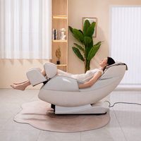Sillón de Masaje de Lujo para el Hogar OEM con Funciones de Calefacción, Moderno 3D de Gravedad Cero para Alivio de Cuerpo Completo