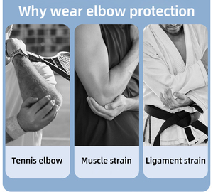 Coudière de soutien en silicone tissé 3D pour le tennis et le basketball, protection contre les tensions sportives, coussinet réglable pour la réduction de la pression au poignet - Product Image 5