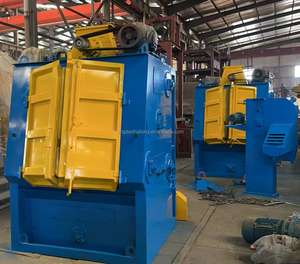 ファウンドリーメタルクリーニングQ3210ラバークローラーベルトショットブラストクリーニングマシン - Product Image 5