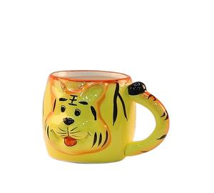 Tazza da Caffè in Porcellana Creativa 3D a Forma di Tigre, Personalizzabile in Dimensioni e Forma, Sicura per Alimenti, Lavabile in Lavastoviglie e Utilizzabile nel <span class=keywords><strong>Microonde</strong></span> - Product Image 2