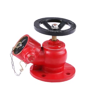 Mặt bích cứu hỏa van hạ cánh đồng xiên loại van trong nhà 45 độ mặt bích cứu hỏa với khớp nối chuỗi - Product Image 1