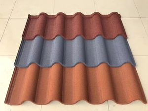 <strong>Roofing</strong> Tiles Color Stone Coated Metal Roof Tiles Rainbow Stone Coated Metal Roof Tile - Product Image 4