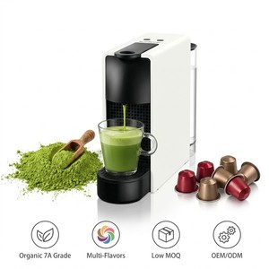 Capsules de thé vert matcha à la fraise, parfumées aux fruits, compatibles avec les machines à café, qualité 1A-7A, en vrac, étiquette personnalisée - Product Image 1