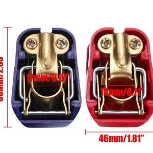 Terminales de Batería Automotriz de Liberación Rápida, Abrazaderas para Automóviles y Barcos, Conectores de Terminal de Batería de Poste de Alta Resistencia, Negativo y Positivo - Product Image 6