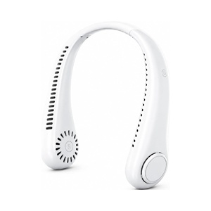 New Arrivals 3 Speed Levels Factory Wearable Outdoor <b>Portable</b> Electric <b>Fan</b> USB Rechargeable Bladeless Mini Hanging Neck <b>Fan</b> - Product Image 1