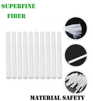 Bâtonnets diffuseurs de parfum en fibres de coton PP PET personnalisés, de haute qualité, respirants, légers, à forte absorption
