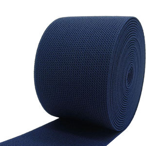Banda elástica azul marino tejida de alto estiramiento, correas de nailon suaves de 2 pulgadas, Material de cintura para ropa deportiva, ropa deportiva y uniformes - Product Image 2