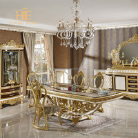 Ensemble de canapés carrés Chesterfield de style antique de luxe européen à trois places pour salon de villa