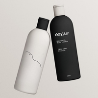 Bouteilles à pompe en plastique rondes souples et étanches vides de 200 ml, 250 ml, 400 ml, 500 ml pour shampooing, lotion pour le corps, revitalisant, gel douche