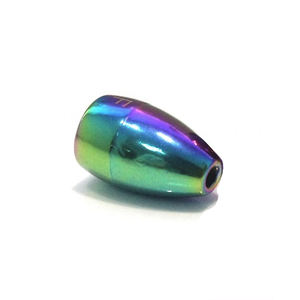 Usine en vrac 3/8 tungstène retournement poids arc-en-ciel couleur ver tungstène pêche poids grand plomb de pêche pour carpe basse pêche - Product Image 2