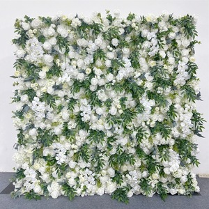 Wedding Simulation <b>Flower</b> Wall Wedding Hall Background Wall Rose <b>Flower</b> Wall Decoration <b>Artificial</b> <b>Flower</b> - Product Image 4