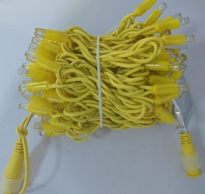 Cable de goma amarillo Pegamento Cadena de luces Forma de árbol de Navidad Boda Luces al aire libre IP65 a prueba de agua - Product Image 6