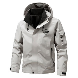 Chaquetas Softshell con Cremallera Personalizadas OEM al por Mayor, Chaqueta de Invierno para Hombre, Cortavientos con Capucha, Fabricante de Chaquetas para la Nieve - Product Image 1