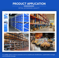 Bacs de rangement modulaires en plastique pour pièces détachées, boîtes à angle incliné, plateaux à vis, conteneurs d'assemblage pour étagères, rangement d'outils