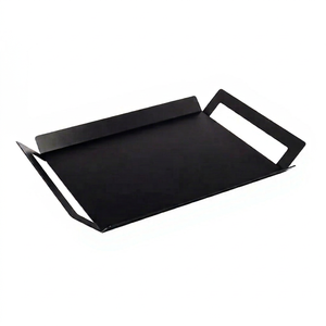 Moule à dessert rectangulaire en métal, fer, écologique, fait main, poli, classique, antiadhésif, à cannelures, pour tarte, pizza, pâtisserie, plateau de cuisson - Product Image 1