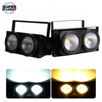 Projecteur de scène intérieur haute puissance 200W, éclairage de concert et de mariage, double projecteur COB pour discothèque et soirées