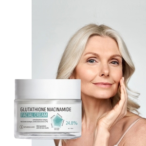 Crème Visage Coréenne Centella <span class=keywords><strong>Anti</strong></span>-Âge et <span class=keywords><strong>Anti</strong></span>-Rides 2025 au Glutathion et Niacinamide pour un Teint Éclatant - Product Image 1