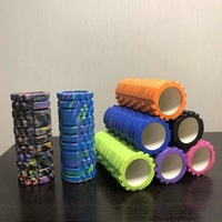 Rouleau en mousse EVA pour yoga et Pilates, cylindre de massage musculaire, équipement de fitness léger pour la maison et l'entraînement du tronc
