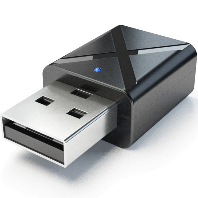 BT5.0 Bluetooth Wireless Adapter Mini USB 3.5mm AUX Audio Bluetooth Audio Transmitter Receiver 2 in 1