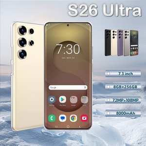 Top-Verkäufe Niedrigster Preis = Unschlagbares Angebot S26 Ultra Smartphone 8GB 256GB entsperrte Dual-Karte 7,3-Zoll-Bildschirm Mobiltelefone - Product Image 4