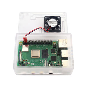Transparent <strong>Raspberry</strong> <strong>Pi</strong> 4B+/4B Box <strong>with</strong> Fan ICs #44074 <strong>Sensor</strong> Modules/Kits Product - Product Image 1