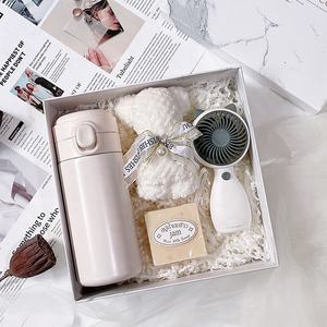 أطقم هدايا للنساء كوب قارورة عازلة هدية شركة مجموعة مظلة ترويجية فراغ أكواب هدية تذكارية منشفة مذكرات الأعمال تذكارية - Product Image 2