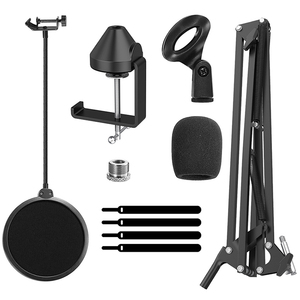 Soporte de escritorio para micrófono ajustable, brazo de suspensión de tijera para pantalla de micrófono azul <span class=keywords><strong>Neumann</strong></span> - Product Image 4