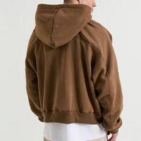 Sweat à capuche homme personnalisé avec logo, épaules tombantes, en molleton bouclette lourd 420 g/m², coton, design patchwork hiver