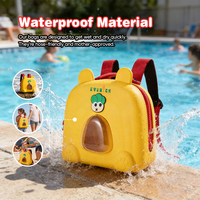 Sac à dos pour enfants Everich en forme d'ours mignon en EVA, imperméable, portable, réutilisable, pour le camping en plein air, les pique-niques, l'école, l'usage quotidien des enfants