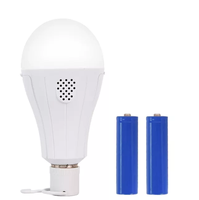 Échantillon gratuit 12w A80 2 piles pièces d'ampoule rechargeable ampoule d'urgence SKD ampoule rechargeable matières premières