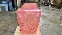 Mesa de Centro para el Hogar, LED, Rosa, Resina Transparente, Cristal, Barra, Mostrador, Restaurante