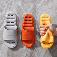 Pantoufles EVA d'été antidérapantes pour la salle de bains familiale à la mode simple pour les amoureux de la maison des quatre saisons