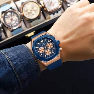 Reloj de Cuarzo Poedagar 893 Nuevo, Impermeable, para Hombre, Estilo Ejecutivo, con Calendario, Diseño de Lujo, Esfera de 30 mm, Acero Inoxidable - Product Image 3