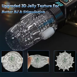 STELLAR PATH Nouveau Masturbateur Masculin Électrique Rotatif et Télescopique à Texture 3D, Vibrateur Automatique et Aspirant, Godet Sexuel - Product Image 6