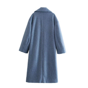 MYST & ZA mujer 2024 invierno nueva moda temperamento viaje solapa manga larga abrigo suelto chaqueta 3046293 - Product Image 6