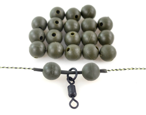 ลูกปัดยางกันกระแทกสำหรับตก<span class=keywords><strong>ปลา</strong></span>คาร์พ 1000 ชิ้น แบบขายส่ง สีเขียว ลูกปัดอ่อนสำหรับรอกตกปลา อุปกรณ์ตกปลา AG131 - Product Image 5