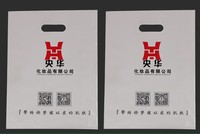 Sacs de marchandises personnalisés en polyéthylène, brillantes, découpés avec Logo, pour les courses au détail, longues manches