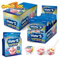 Approvisionnement direct usine : Bonbons texturés 2-en-1 Wowz, boules de bonbons gélifiés croustillants, bonbons à croquer enrobés croustillants, et bonbons en corde, vente en gros