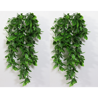 Plantes grimpantes artificielles en gros, feuilles réalistes, vertes toute l'année, plusieurs designs, plantes vertes suspendues universelles
