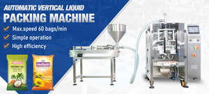 Tự động Dọc Đường Ống Túi Túi Nhớt chất lỏng pho mát Whipped Kem Bánh Pizza máy đóng gói nước sốt - Product Image 2