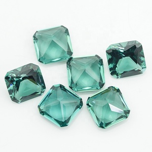 Offre Spéciale Hydro Poire 10*10mm synthétique Lâche Émeraude Pierres Précieuses Pour bijoux - Product Image 2