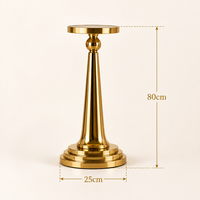Support de fleurs en acier inoxydable doré de luxe, vase pour centre de table de mariage, décoration florale et pour table d'événements festifs