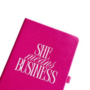 High Quality Printed Business A5 <b>Diary</b> Notebook with Pen Holder Custom Logo Luxury PU Leather Pink Hardcover Thread Sewing Bound - Product Image 2