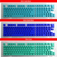 Capuchons de touches de clavier mécanique miniatures personnalisés, ajustables pour claviers PBT 61/64/68/71/82/84, capuchons de touches translucides