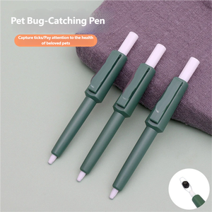 Stylo anti-tiques portable en plastique pour chiens et chats, soin quotidien, outil léger de capture d'insectes avec utilisation facile - Product Image 2